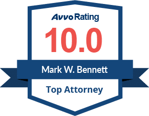 Mark Bennett, Avvo Rating Badge.